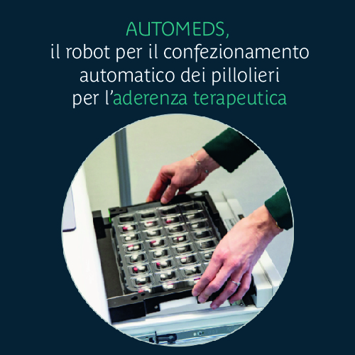 Pharmagest presenta Automeds, il robot per il confezionamento automatico dei pillolieri per l'aderenza terapeutica