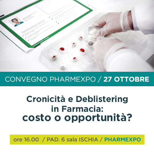 Convegno al Pharmexpo - Gestione della Cronicità e Deblistering in Farmacia: Costo o Opportunità?