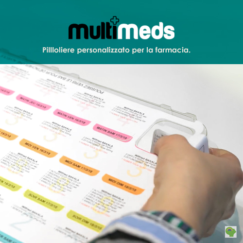 Il pilloliere personalizzabile Multimeds di Pharmagest Italia