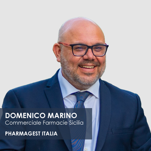 Benvenuto a Domenico Marino, referente commerciale Pharmagest per le Farmacie della Sicilia.