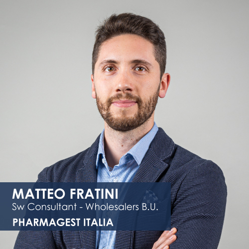 Benvenuto Matteo Fratini, Consulente SW per la Wholesalers Business Unit di Pharmagest Italia.